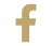 facebook icono dorado